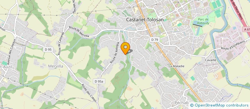 localisation de l'entreprise THOMAS IMMOBILIER à CASTANET TOLOSAN