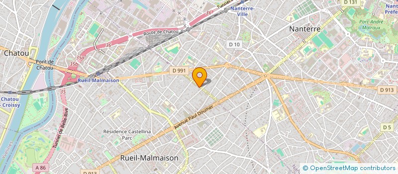 localisation de l'entreprise THOMAS KERGONOU-JIMENEZ - TOMAS APARISI DE LANNOY à RUEIL-MALMAISON