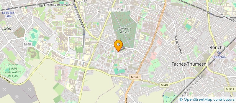 localisation de l'entreprise THOMAS - KLOPOCKI INDIVISION à LILLE
