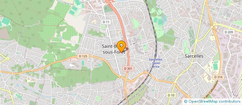 localisation de l'entreprise THOMAS LCE  SAINT-BRICE-SOUS-FORET