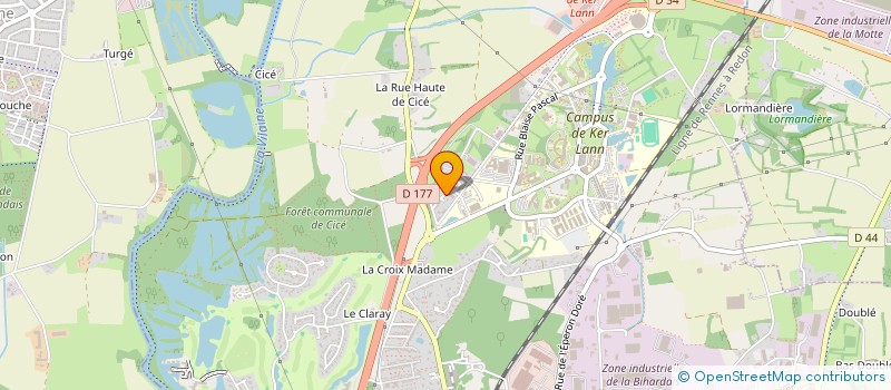 localisation de l'entreprise THOMAS LORE INVESTISSEMENTS  BRUZ