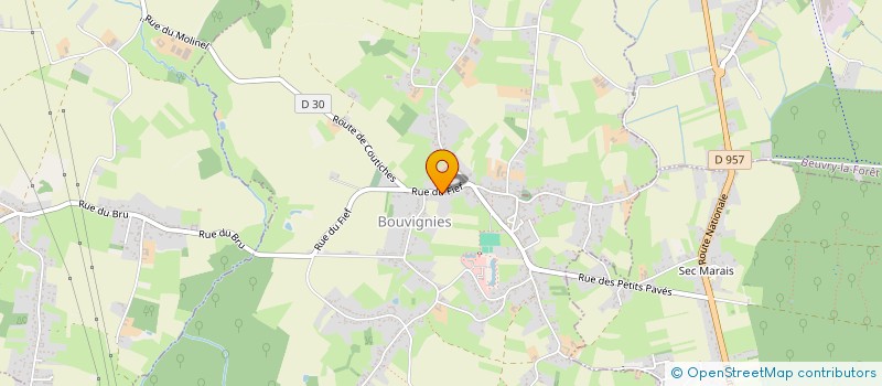 localisation de l'entreprise THOMAS MAINTENANCE à BOUVIGNIES