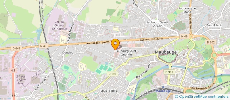 localisation de l'entreprise THOMAS MAISON DE VENTES  MAUBEUGE