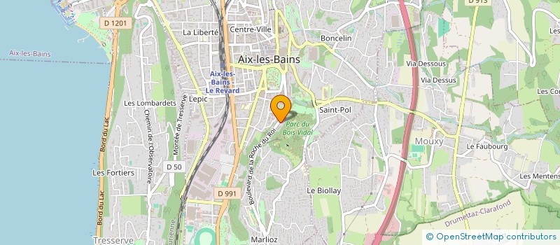localisation de l'entreprise THOMAS MARCEAU IMMOBILIER  AIX-LES-BAINS
