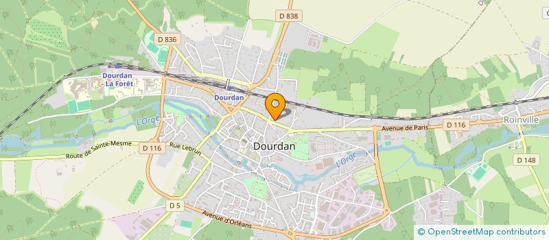 localisation de l'entreprise THOMAS MARIANI SARL à DOURDAN
