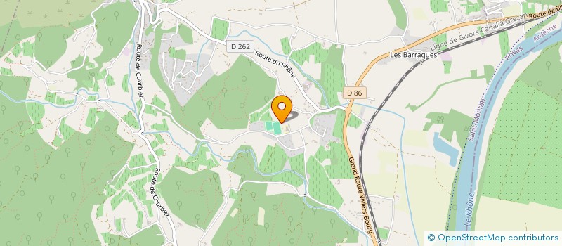 localisation de l'entreprise THOMAS MARRON SAS  SAINT-MONTAN