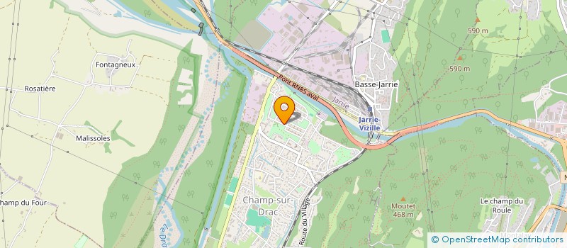 localisation de l'entreprise THOMAS MAURO  CHAMP-SUR-DRAC