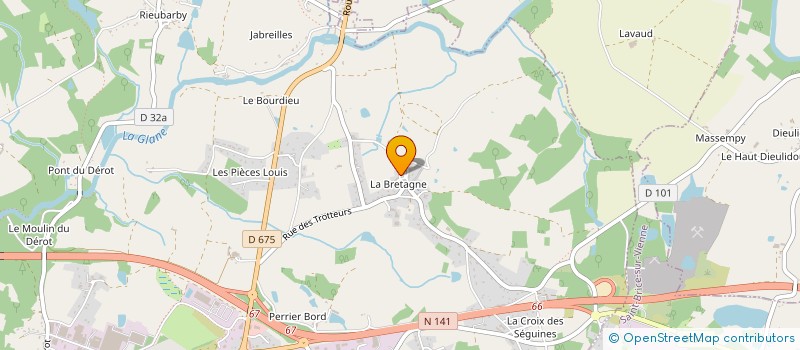 localisation de l'entreprise THOMAS MEYRICK à SAINT-JUNIEN