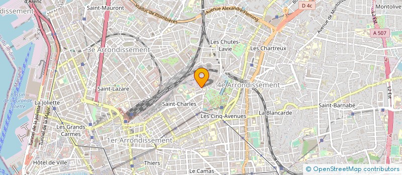 localisation de l'entreprise THOMAS MORNET à MARSEILLE