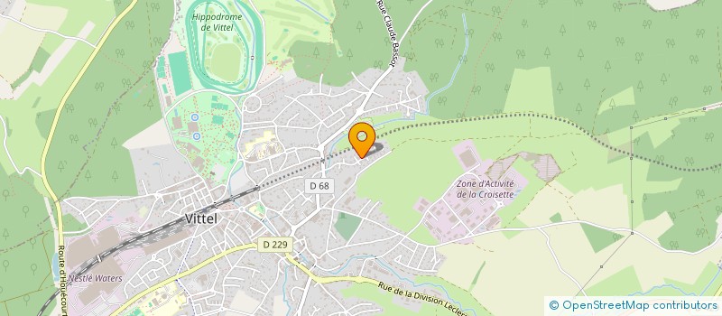 localisation de l'entreprise THOMAS MOSER BATIMENT  VITTEL