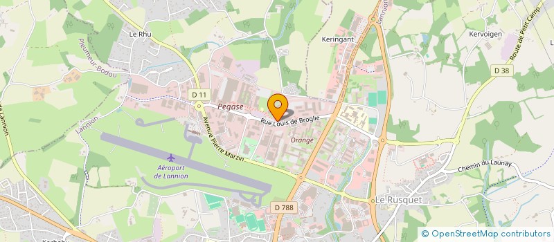 localisation de l'entreprise THOMAS OLLIVIER  LANNION