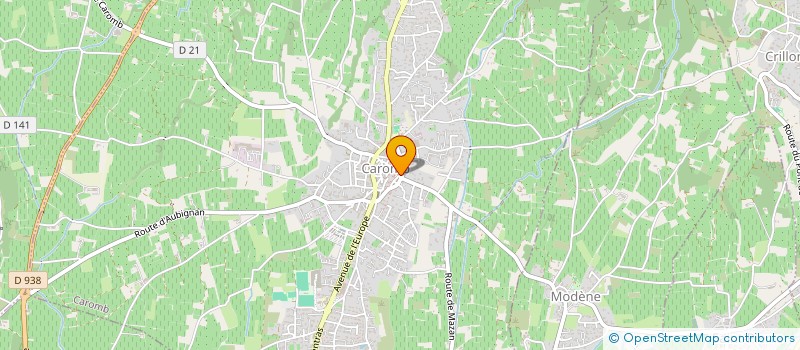 localisation de l'entreprise THOMAS OUI OENOLOGIE à CAROMB