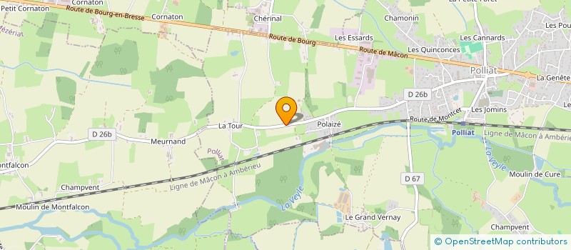 localisation de l'entreprise THOMAS PAYSAGE  POLLIAT