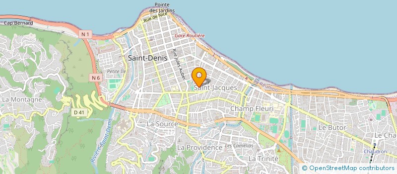 localisation de l'entreprise THOMAS PERE à SAINT-DENIS