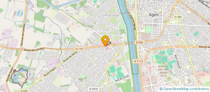 localisation de l'entreprise THOMAS POL  LE PASSAGE