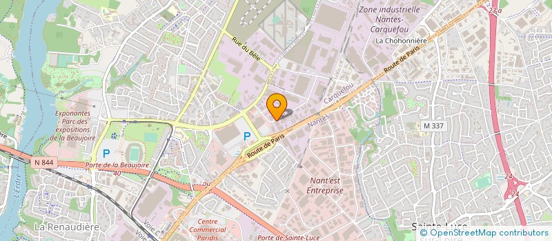 localisation de l'entreprise THOMAS PROPRETE à NANTES