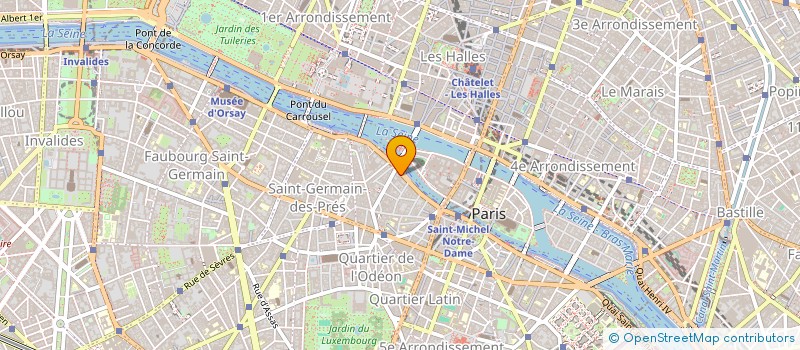 localisation de l'entreprise THOMAS-QUAI DES GRANDS AUGUSTINS  PARIS