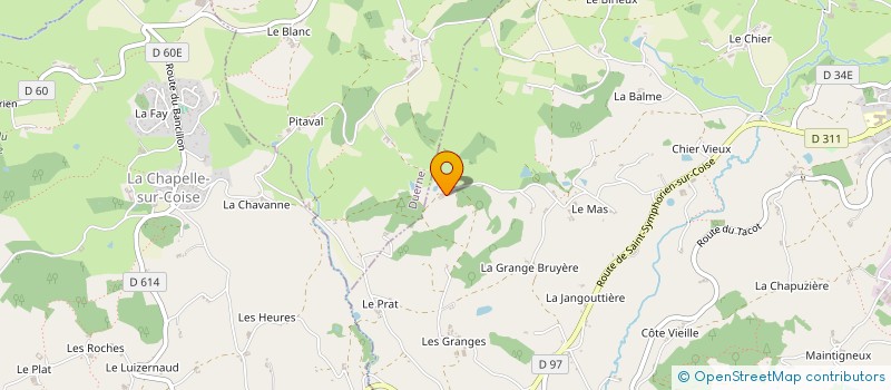 localisation de l'entreprise THOMAS RIVOIRE  SAINT-MARTIN-EN-HAUT