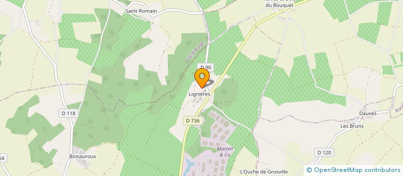 localisation de l'entreprise THOMAS ROMAIN  MAREUIL