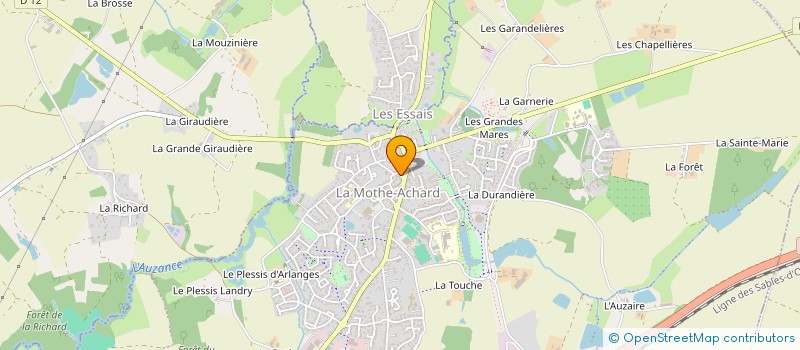 localisation de l'entreprise THOMAS'S à SAINT-JULIEN-DES-LANDES