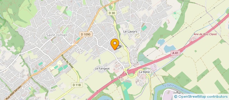 localisation de l'entreprise THOMAS SILVESTRE HOLDING  SAINT-ISMIER