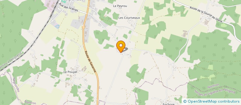 localisation de l'entreprise THOMAS THERMIQUE  NEGRONDES