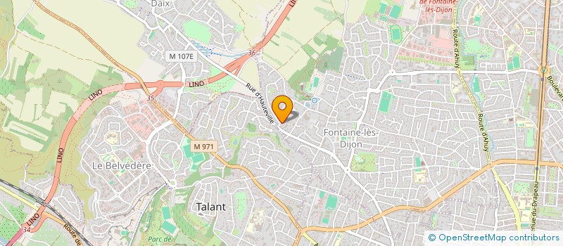 localisation de l'entreprise THOMAS TISSANDIER  FONTAINE-LES-DIJON
