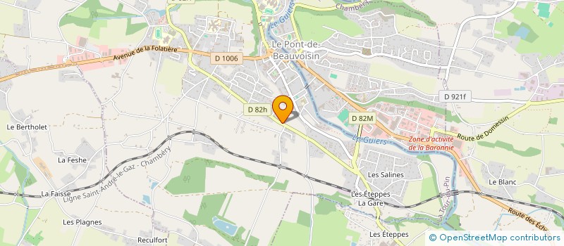 localisation de l'entreprise THOMAS TRANSPORTS SERVICES  VAULNAVEYS-LE-BAS