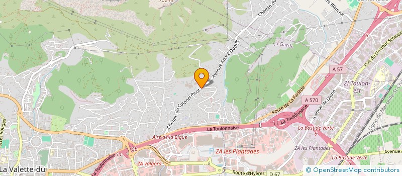 localisation de l'entreprise THOMAS VTC 83  LA VALETTE-DU-VAR