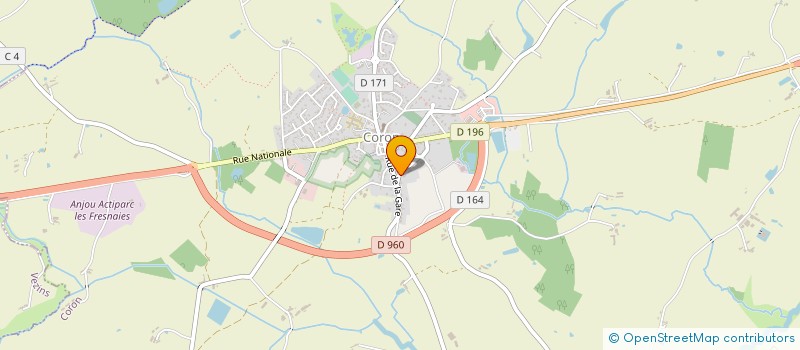 localisation de l'entreprise THOMASLESA  CORON