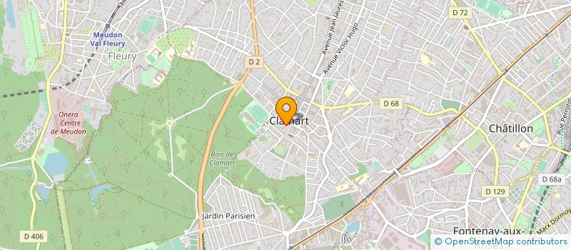 localisation de l'entreprise THOMASSIN à CLAMART