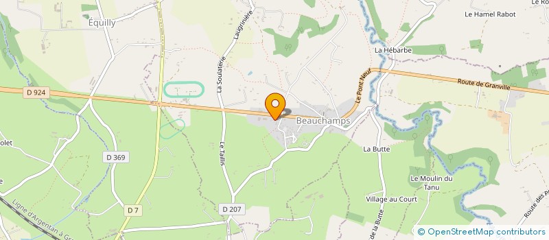 localisation de l'entreprise THOMAX  BEAUCHAMPS