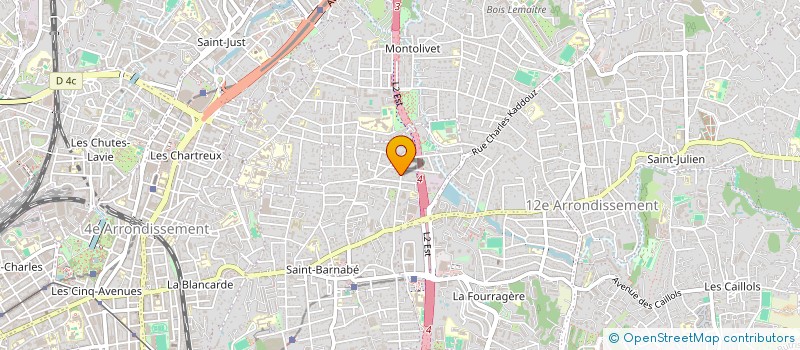 localisation de l'entreprise THOMAX à MARSEILLE