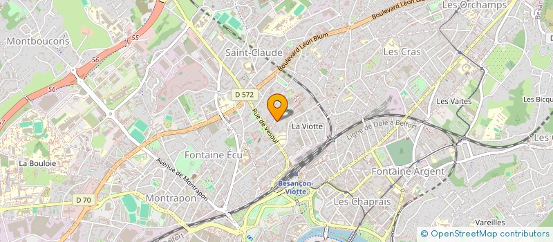 localisation de l'entreprise THOMAX ESTATE  BESANCON