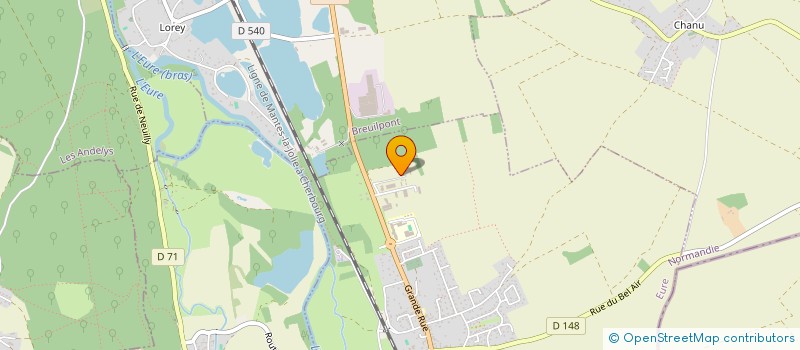 localisation de l'entreprise THOMAZEAU  BUEIL