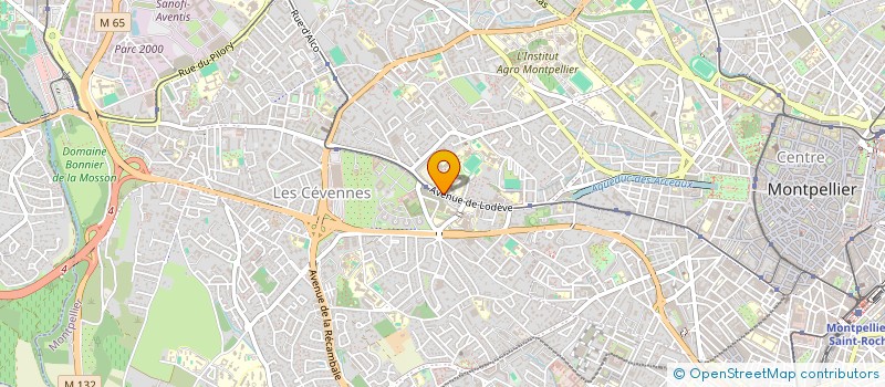 localisation de l'entreprise THOMAZOYER à MONTPELLIER