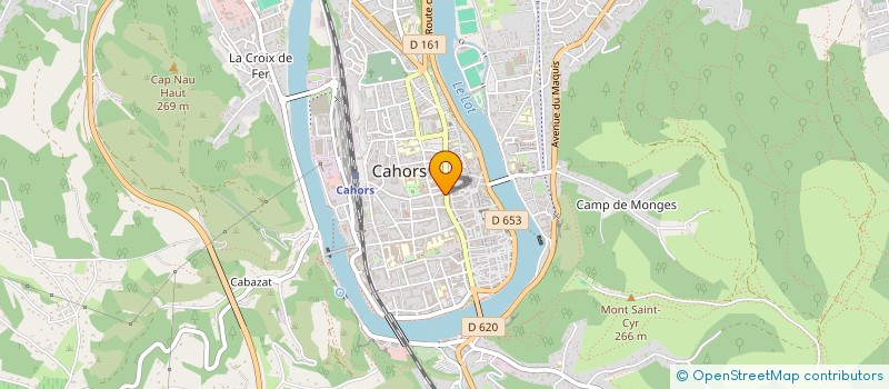 localisation de l'entreprise THOMBIZ  CAHORS