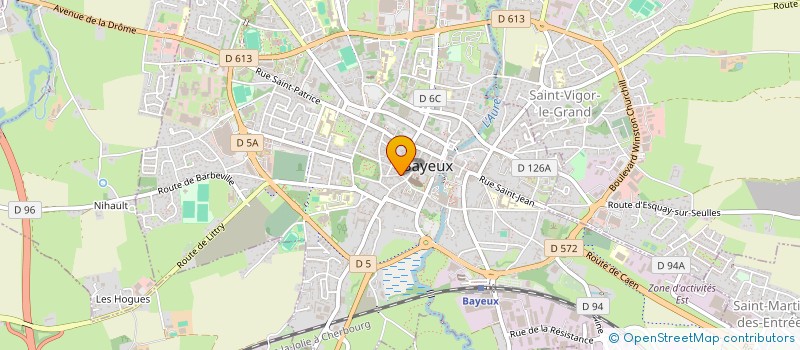 localisation de l'entreprise THOMDESM  BAYEUX