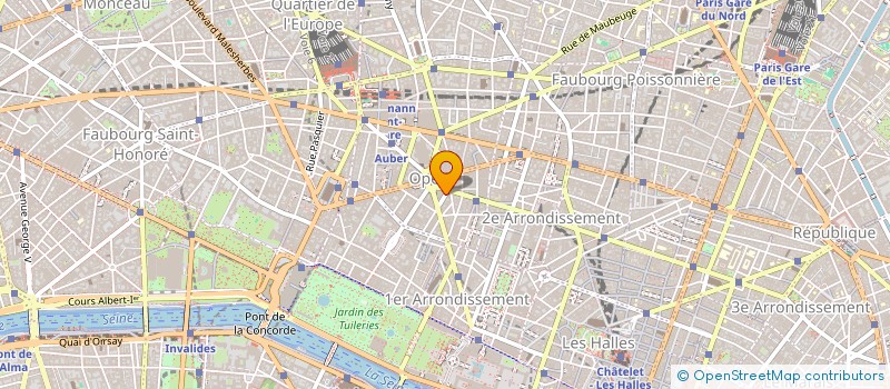 localisation de l'entreprise THOME GUERIN à PARIS