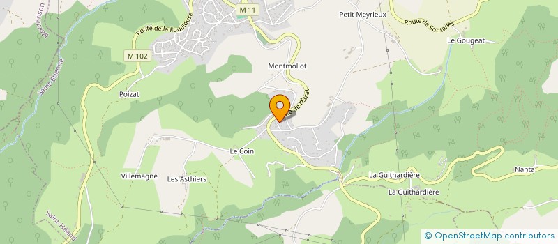 localisation de l'entreprise THOME MEDIA  SAINT-HEAND