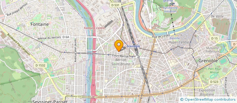 localisation de l'entreprise THOMEK  GRENOBLE