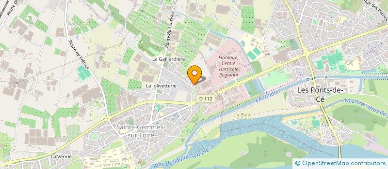 localisation de l'entreprise THOMEL  SAINTE-GEMMES-SUR-LOIRE