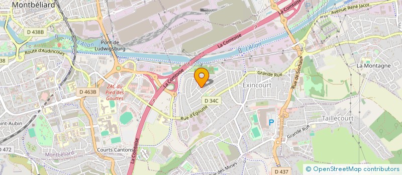 localisation de l'entreprise THOMELIA  EXINCOURT