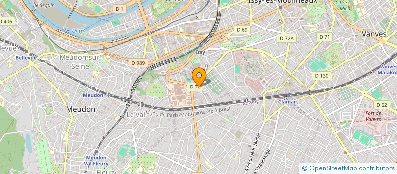 localisation de l'entreprise THOMELO INVEST à CLAMART
