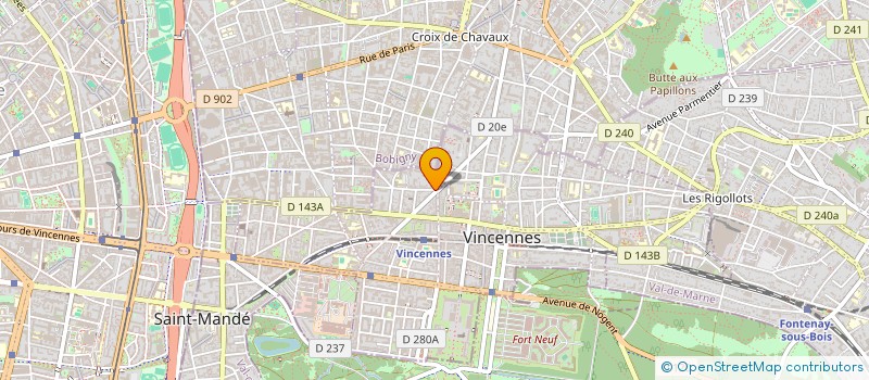 localisation de l'entreprise THOMERT LMP à VINCENNES