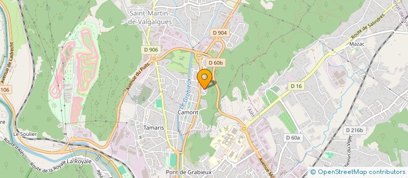 localisation de l'entreprise THOMES ET PLANCHER à SAINT-MARTIN-DE-VALGALGUES