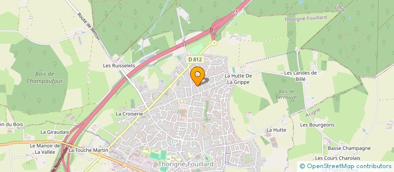 localisation de l'entreprise THOMGJN  THORIGNE-FOUILLARD