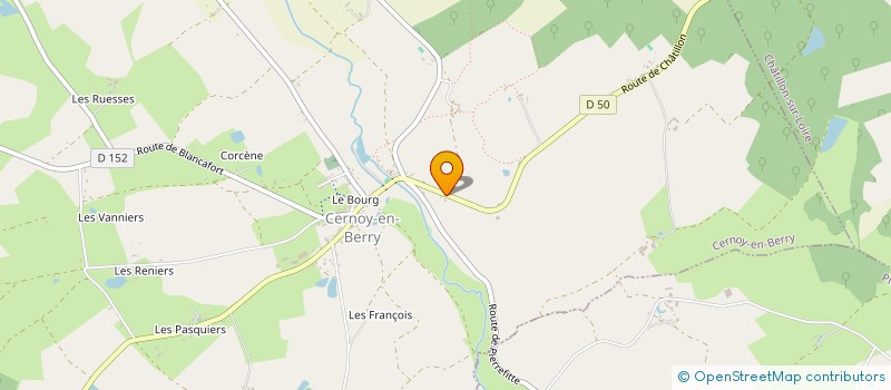localisation de l'entreprise THOMIE à CERNOY-EN-BERRY