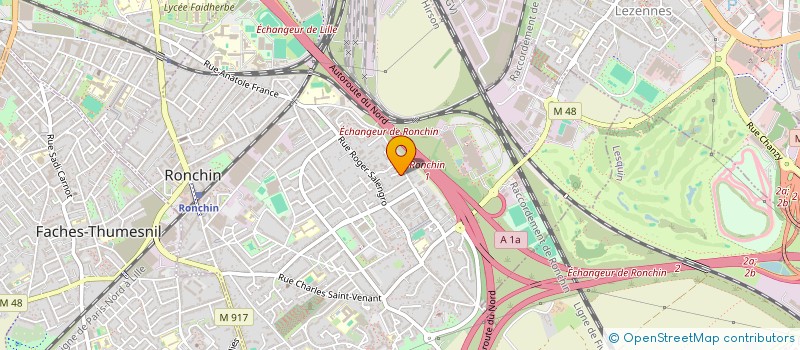 localisation de l'entreprise THOMILLE  RONCHIN