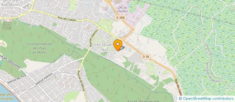 localisation de l'entreprise THOMINE  SAINT-JEAN-DE-MONTS